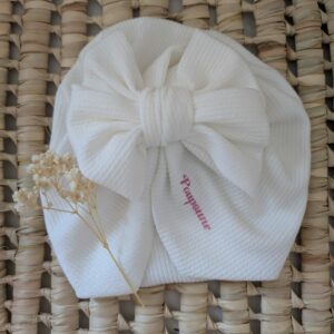 Turban bébé personnalisé