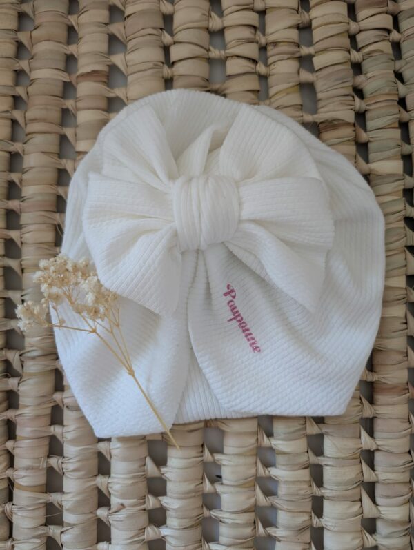 Turban bébé personnalisé